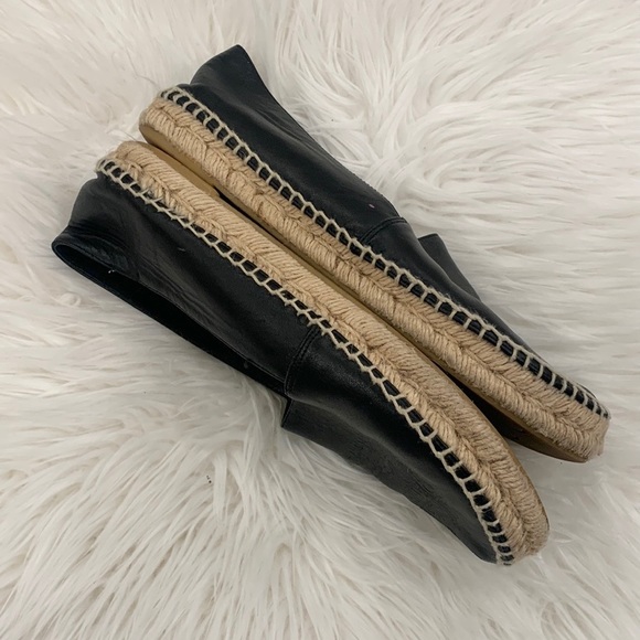 Kenzo Leather Tiger Black Flat Espadrilles - Picture 10 of 16